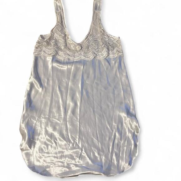 Intimate affair small Womens elegant white satin whitey EUC - Picture 6 of 6